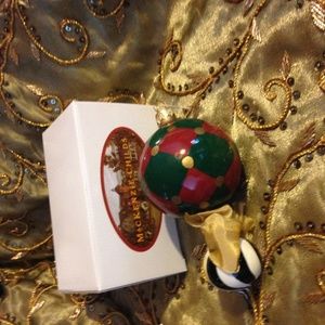 mackenzie childs designer christmas tree ornament